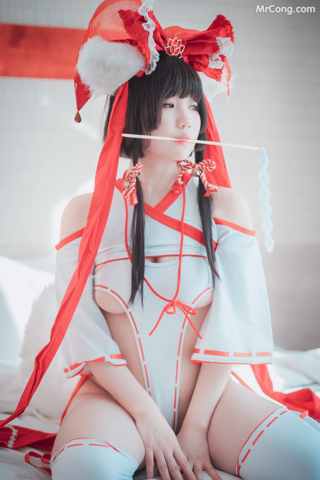 DJAWA Photo – Mimmi (밈미): “Kitsune Miko (A ver)” (65 photos) – Page 2