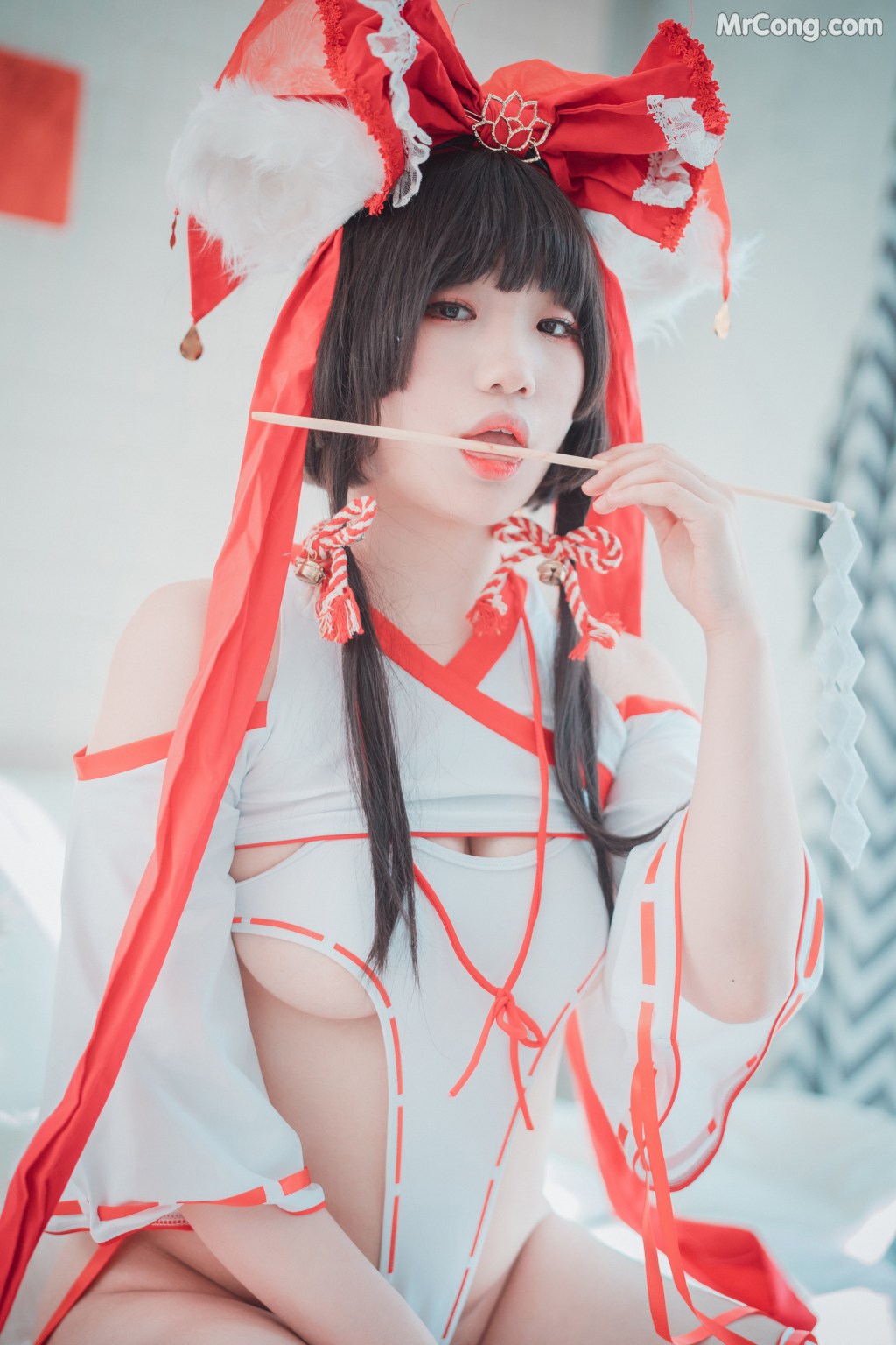 DJAWA Photo – Mimmi (밈미): “Kitsune Miko (A ver)” (65 photos) – Page 2