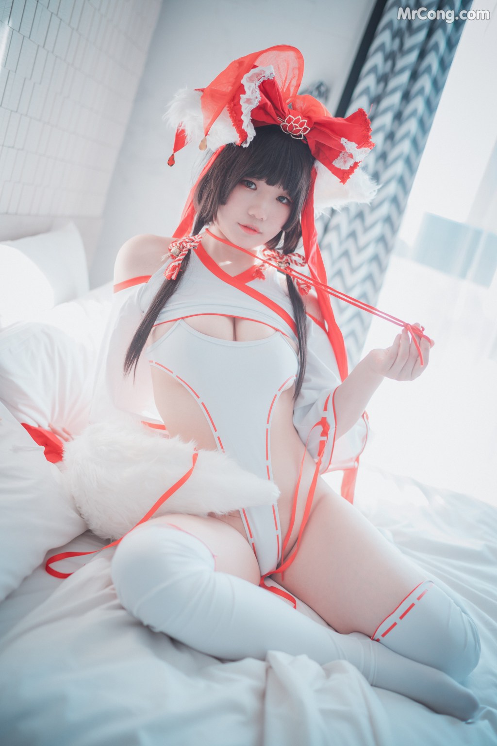 DJAWA Photo – Mimmi (밈미): “Kitsune Miko (A ver)” (65 photos) – Page 4