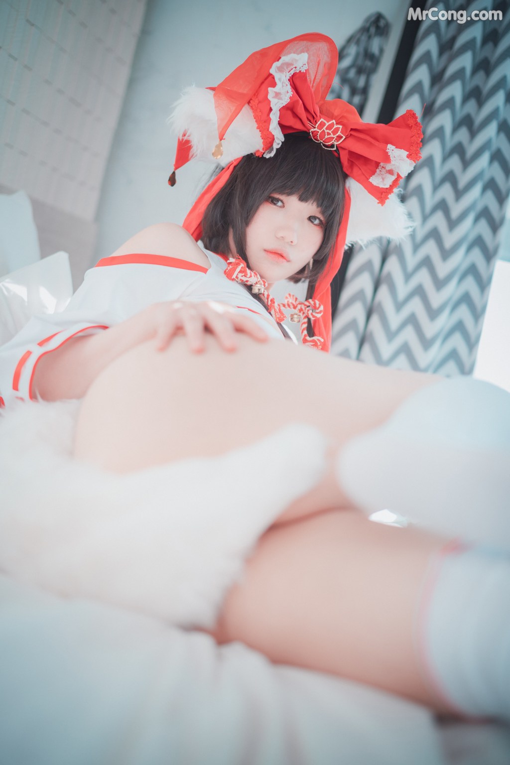 DJAWA Photo – Mimmi (밈미): “Kitsune Miko (A ver)” (65 photos) – Page 4