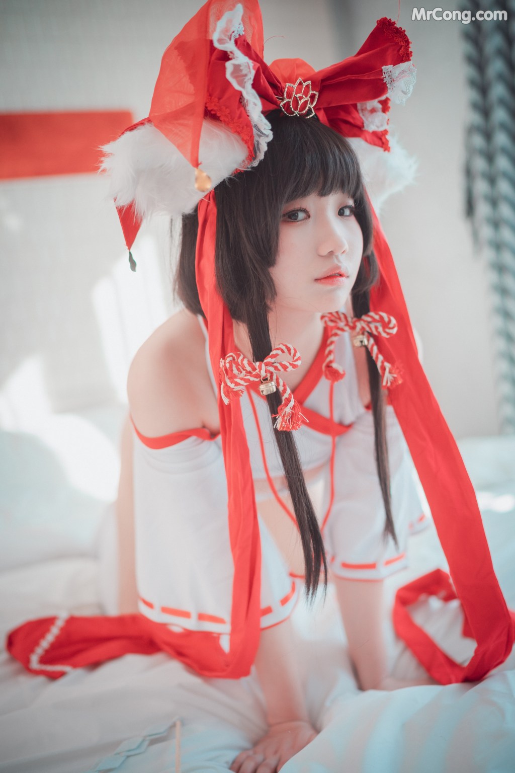DJAWA Photo – Mimmi (밈미): “Kitsune Miko (A ver)” (65 photos) – Page 5