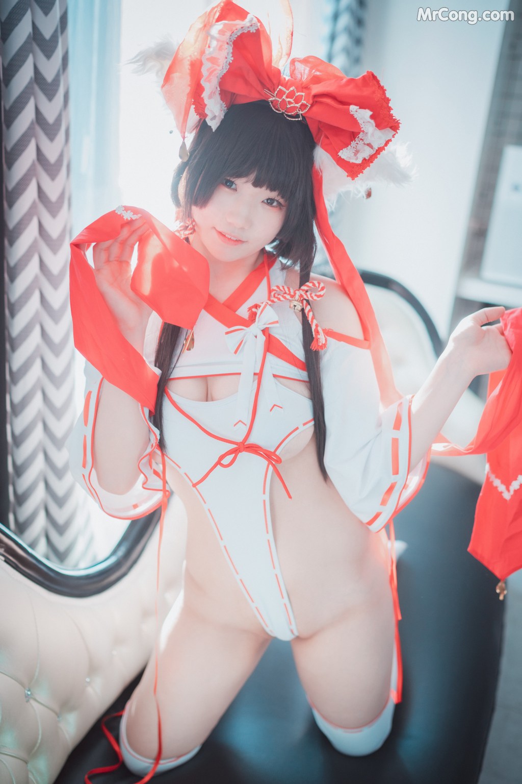 DJAWA Photo – Mimmi (밈미): “Kitsune Miko (A ver)” (65 photos) – Page 5