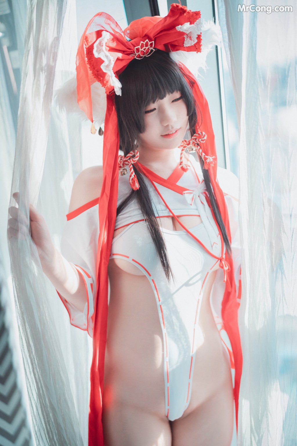 DJAWA Photo – Mimmi (밈미): “Kitsune Miko (A ver)” (65 photos) – Page 7