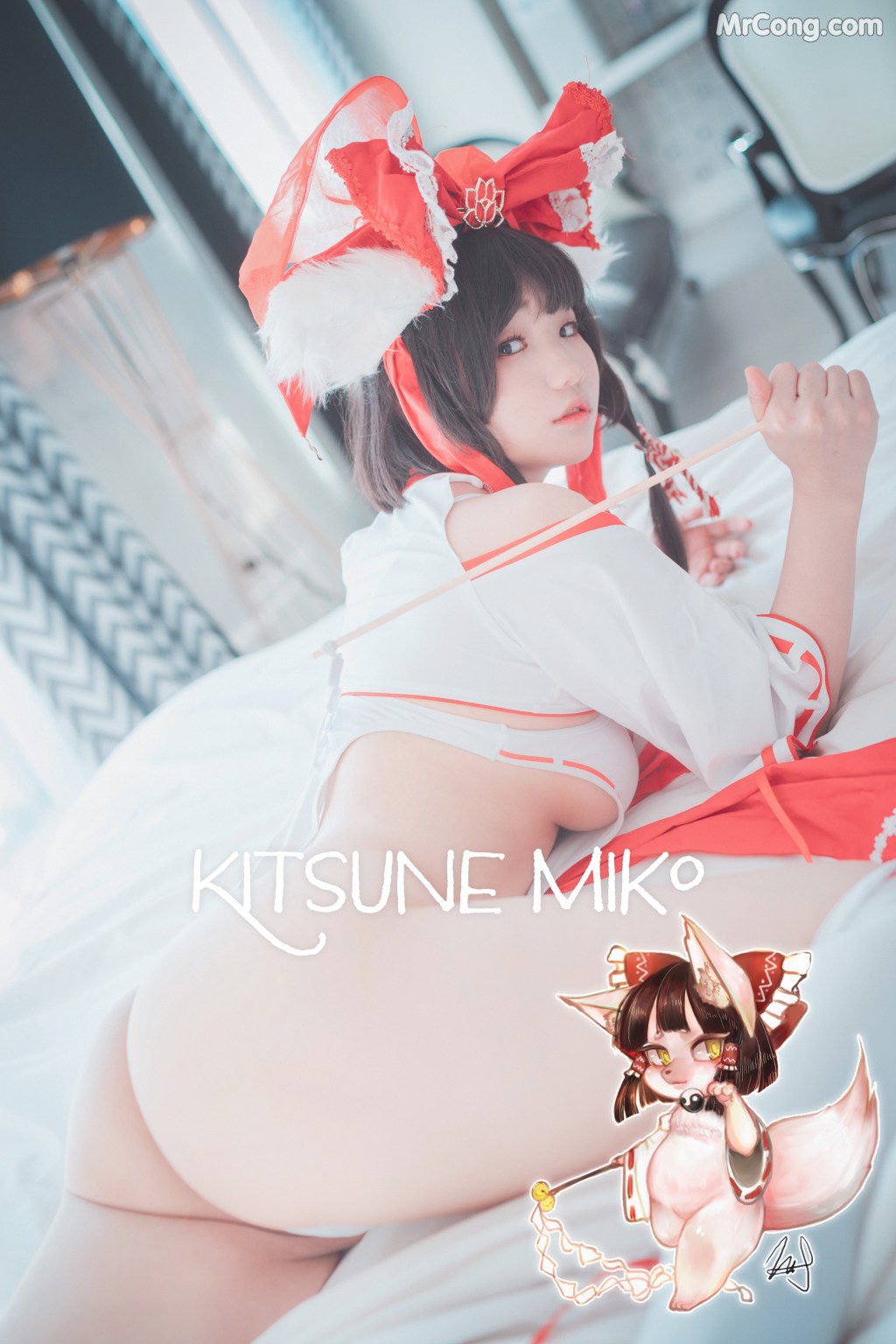 DJAWA Photo – Mimmi (밈미): “Kitsune Miko (A ver)” (65 photos) – Page 7