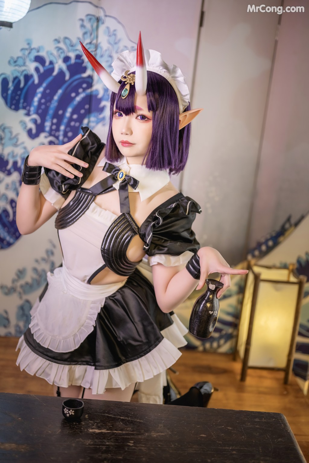 Coser@雪琪SAMA Vol.049: 酒吞童子女仆 (62 photos + 13 videos)