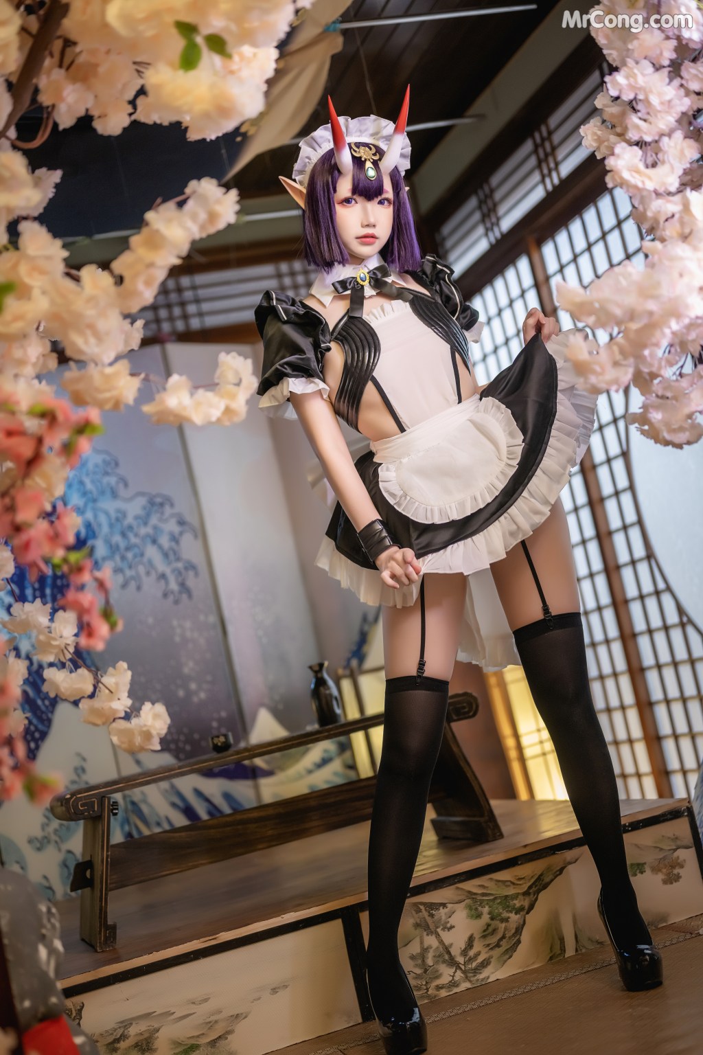 Coser@雪琪SAMA Vol.049: 酒吞童子女仆 (62 photos + 13 videos)