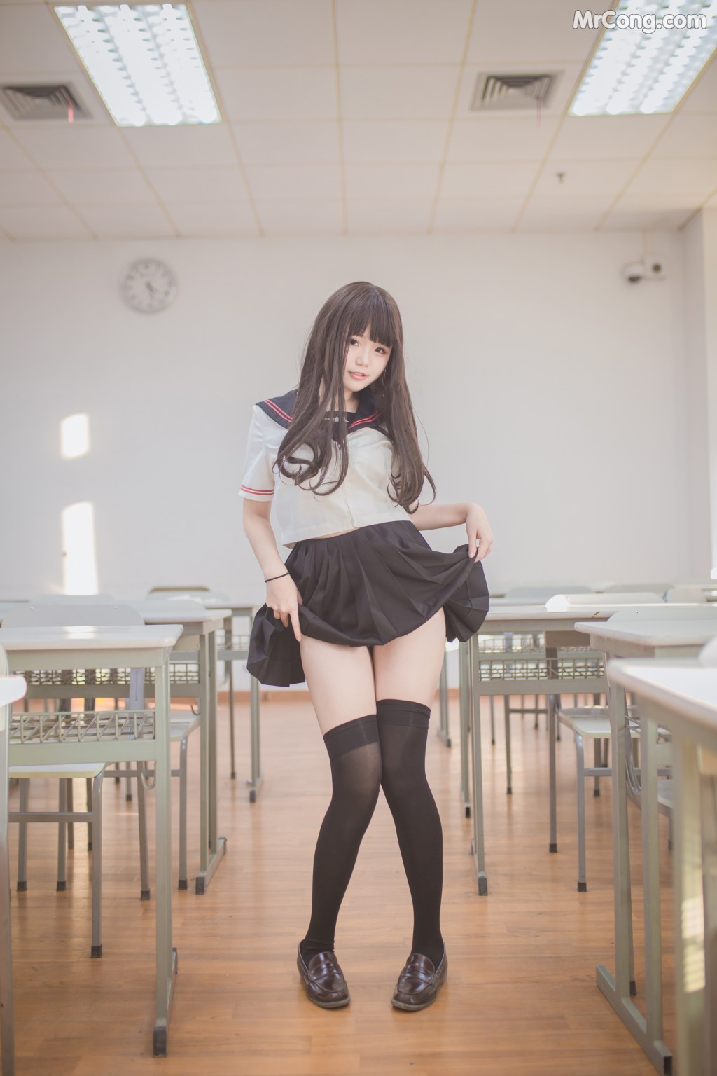 Coser@Yoko宅夏: 黑丝JK (39 photos) – Page 4