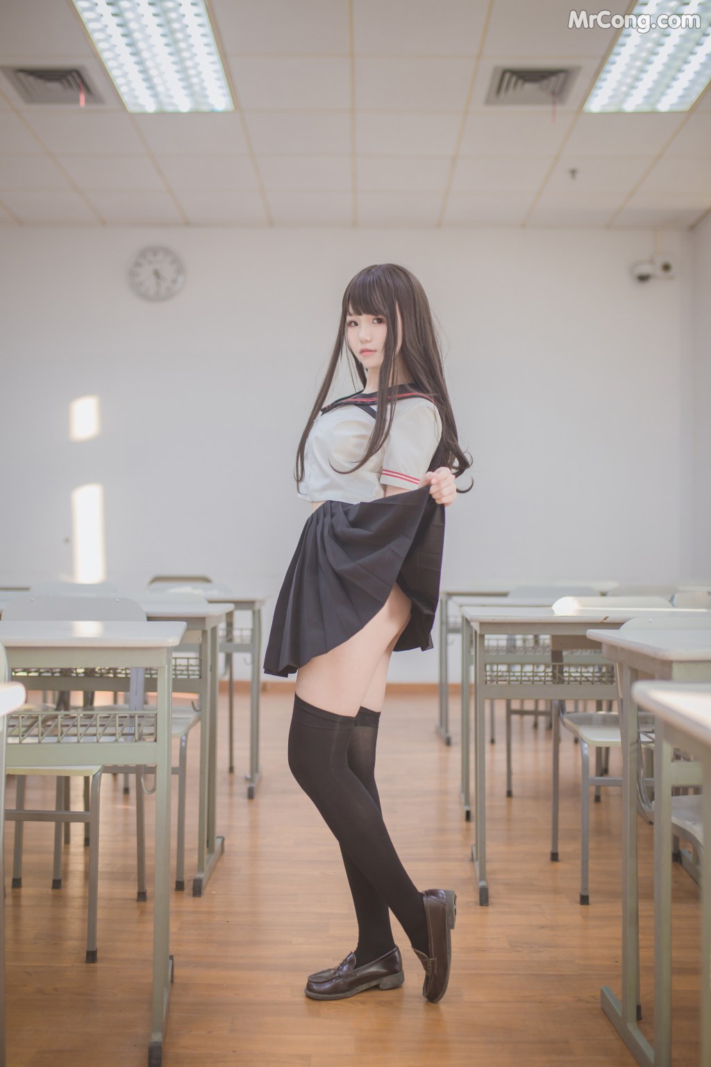 Coser@Yoko宅夏: 黑丝JK (39 photos) – Page 4