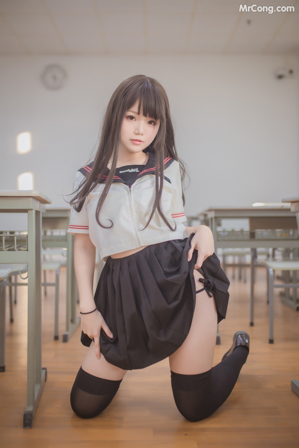 Coser@Yoko宅夏: 黑丝JK (39 photos) – Page 4