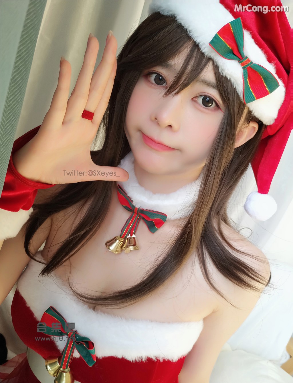 Coser@眼酱大魔王w Vol.086: 圣诞老人 (18 photos)