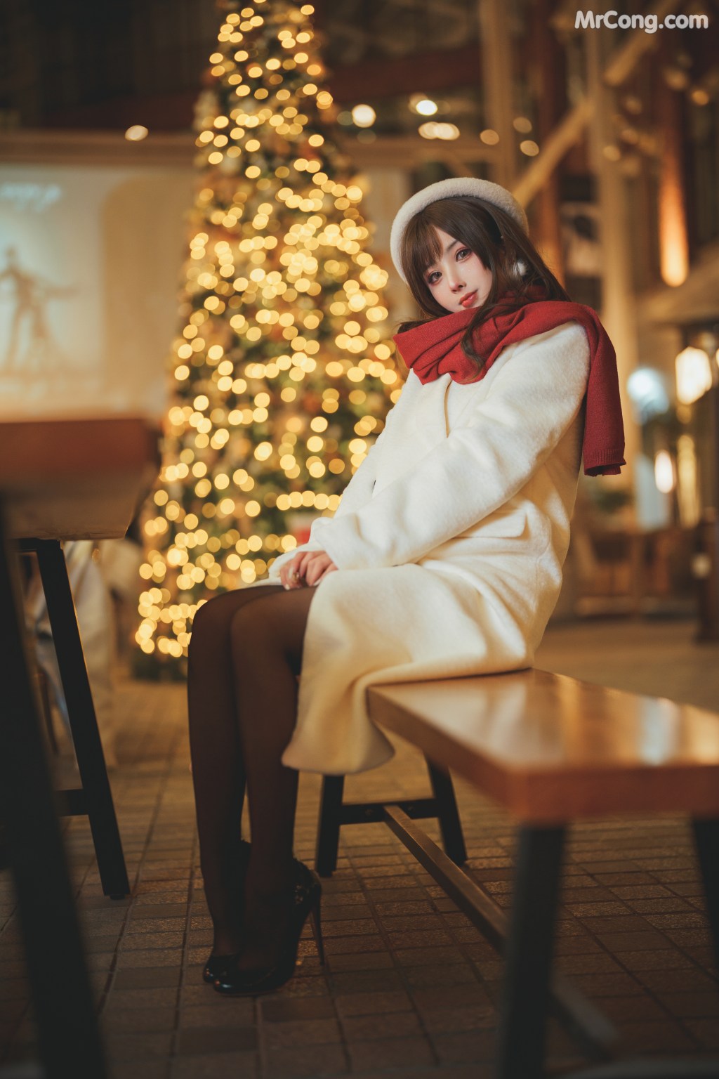 Coser@rioko凉凉子 Vol.082: 圣诞麋鹿套装 (50 photos + 9 videos) – Page 4