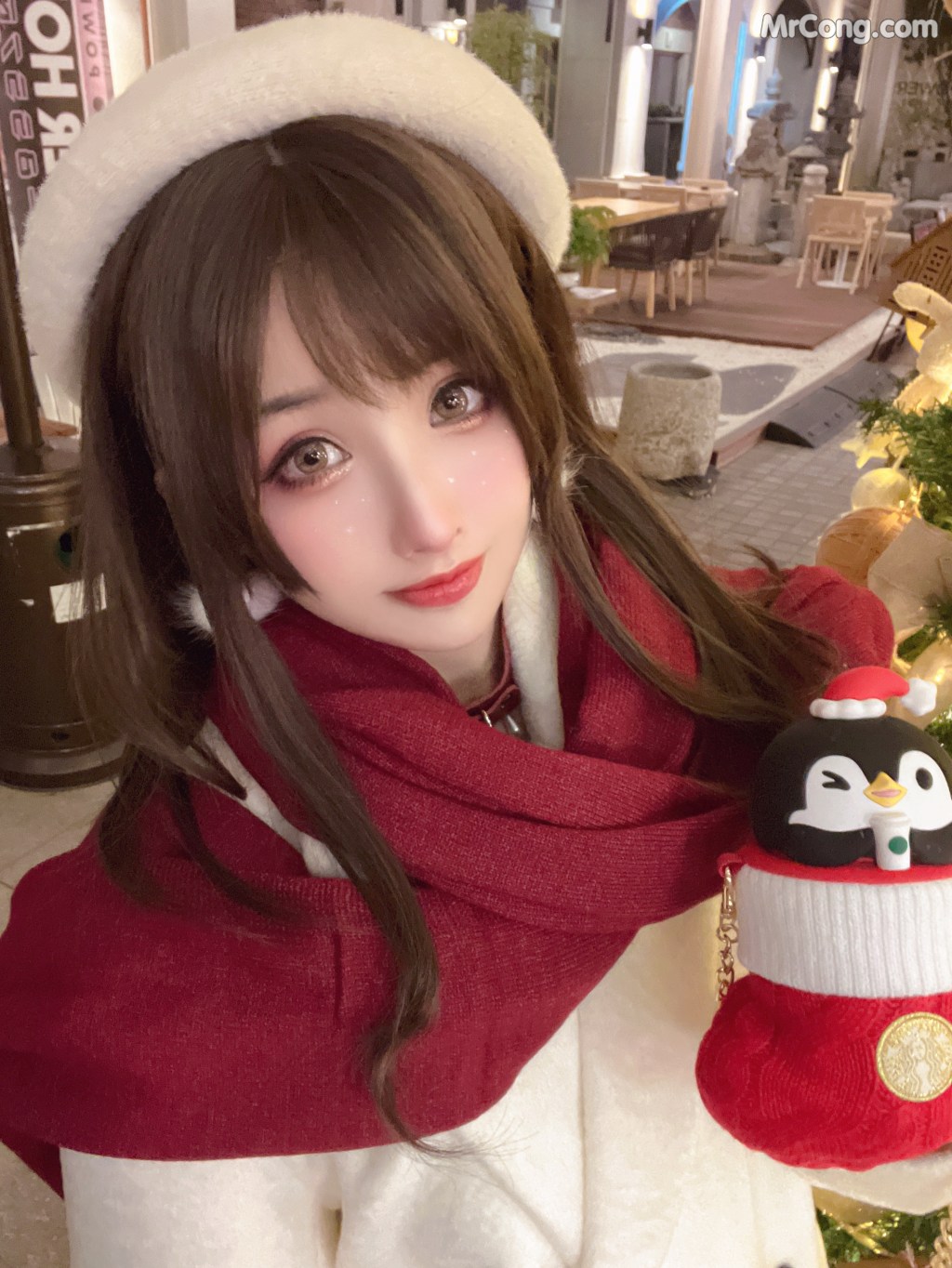 Coser@rioko凉凉子 Vol.082: 圣诞麋鹿套装 (50 photos + 9 videos) – Page 5