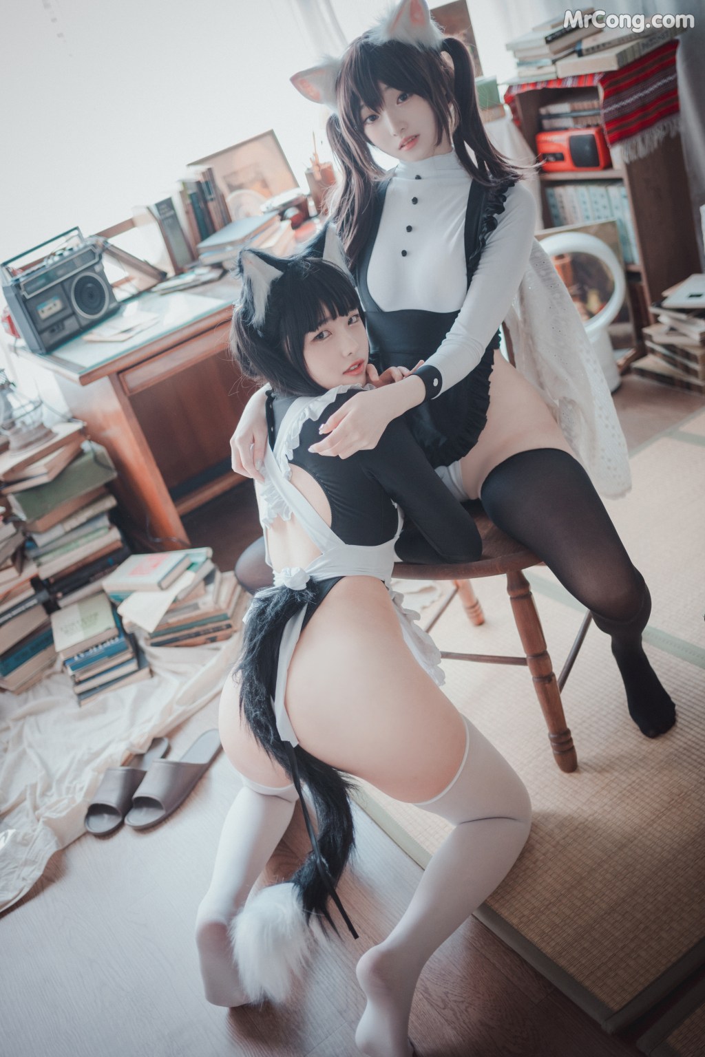 DJAWA Photo – Bambi (밤비) & Sonson (손손): “Maid Mansion W” (153 photos) – Page 5