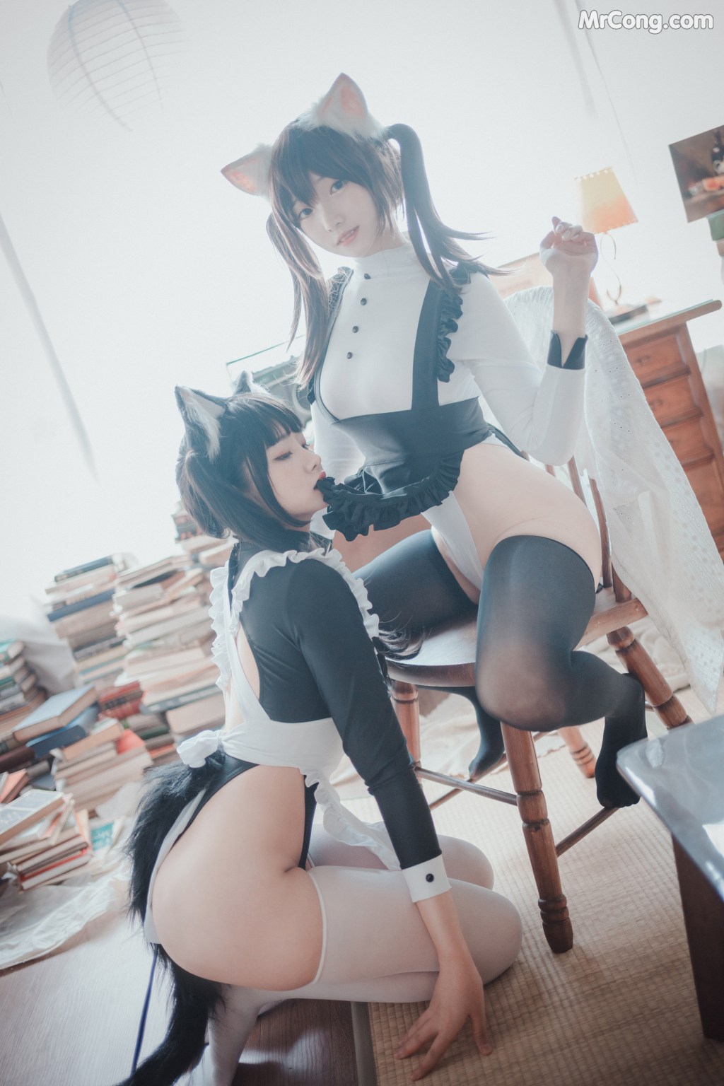 DJAWA Photo – Bambi (밤비) & Sonson (손손): “Maid Mansion W” (153 photos) – Page 5