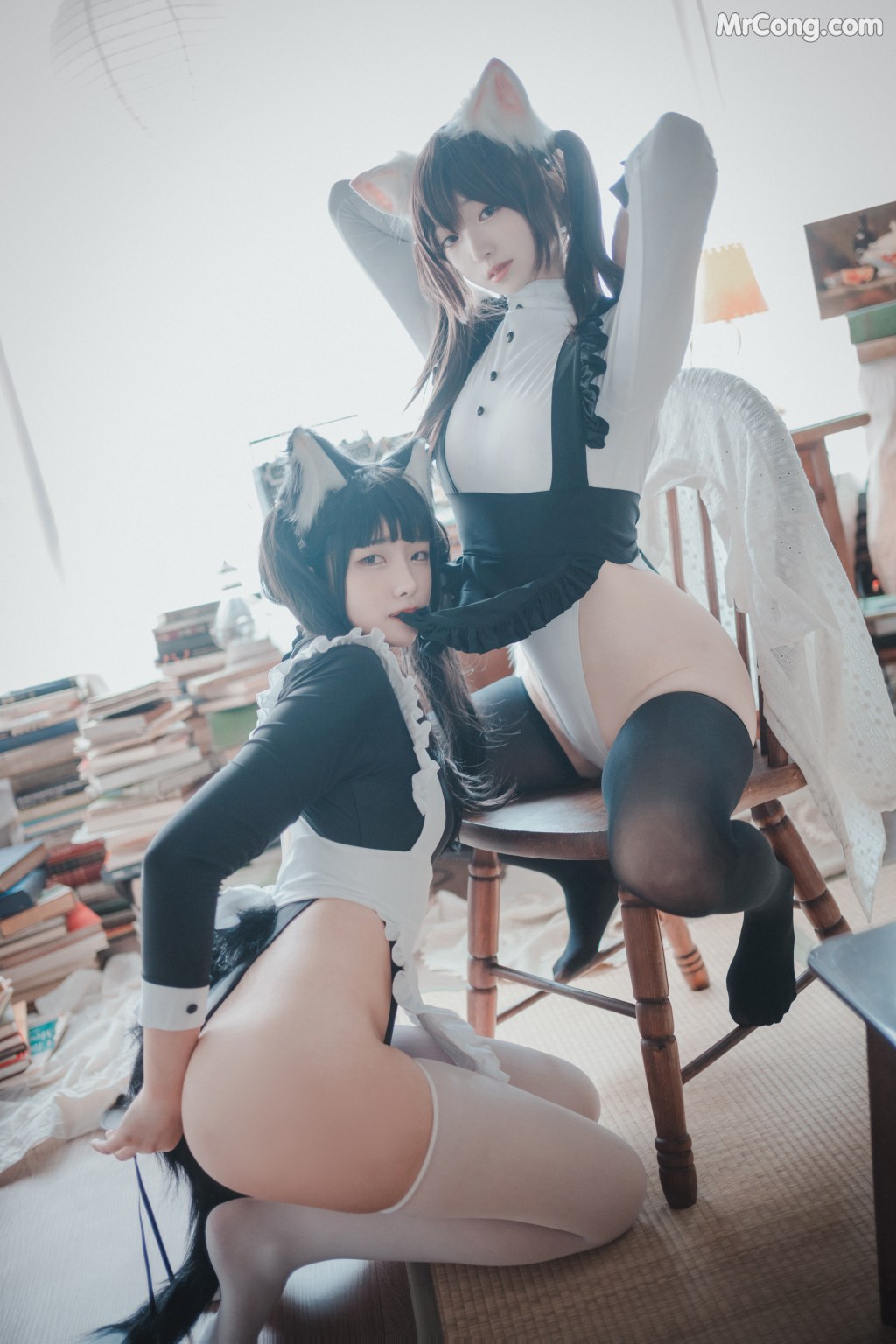 DJAWA Photo – Bambi (밤비) & Sonson (손손): “Maid Mansion W” (153 photos) – Page 6