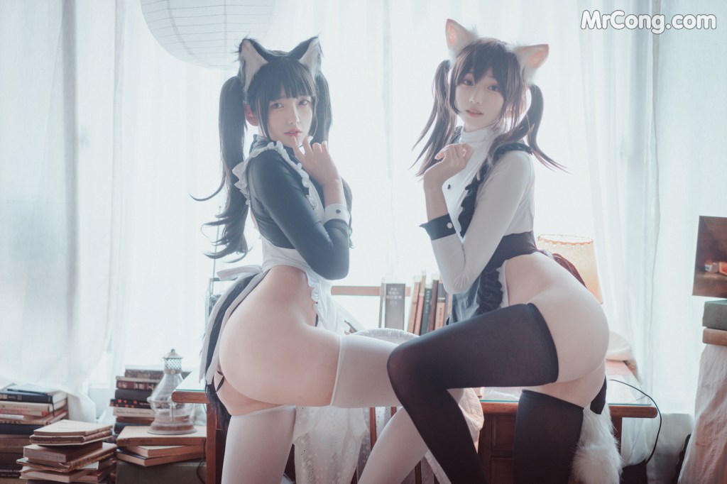DJAWA Photo – Bambi (밤비) & Sonson (손손): “Maid Mansion W” (153 photos) – Page 6