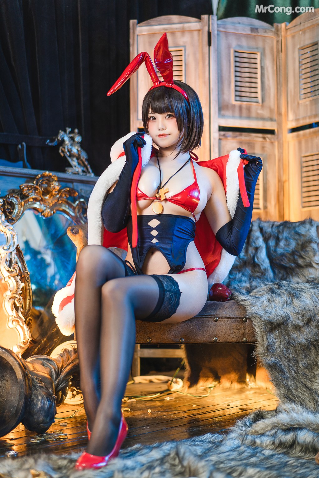 Coser@蜜汁猫裘 Vol.073: 魔太郎圣诞 (51 photos) – Page 2