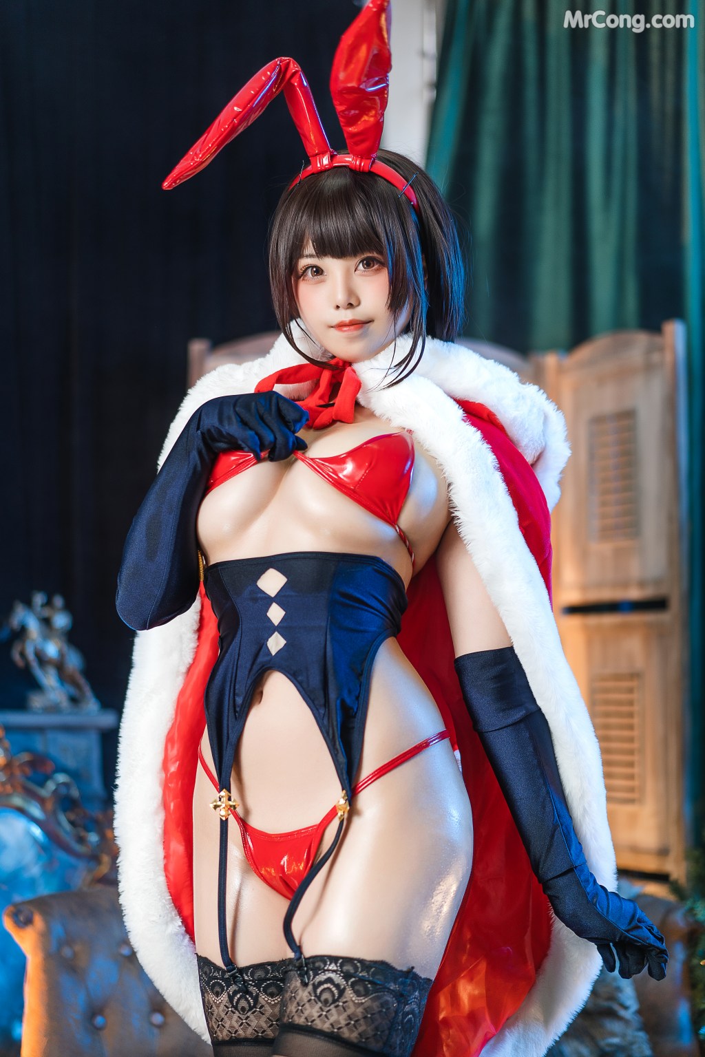 Coser@蜜汁猫裘 Vol.073: 魔太郎圣诞 (51 photos) – Page 5