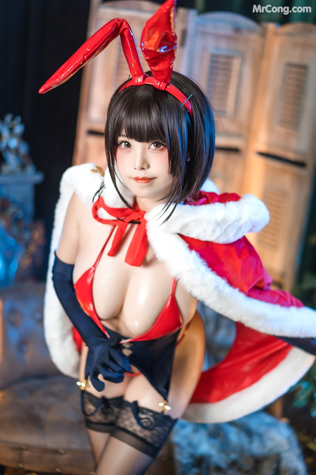 Coser@蜜汁猫裘 Vol.073: 魔太郎圣诞 (51 photos) – Page 5