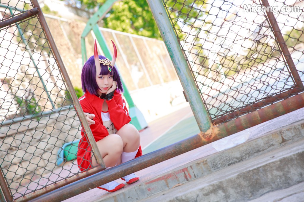 Coser@G44不会受伤 Vol.029: 酒吞体操服 (18 photos)