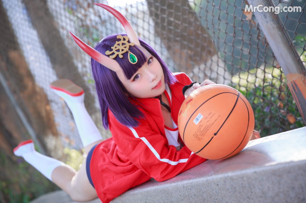 Coser@G44不会受伤 Vol.029: 酒吞体操服 (18 photos)