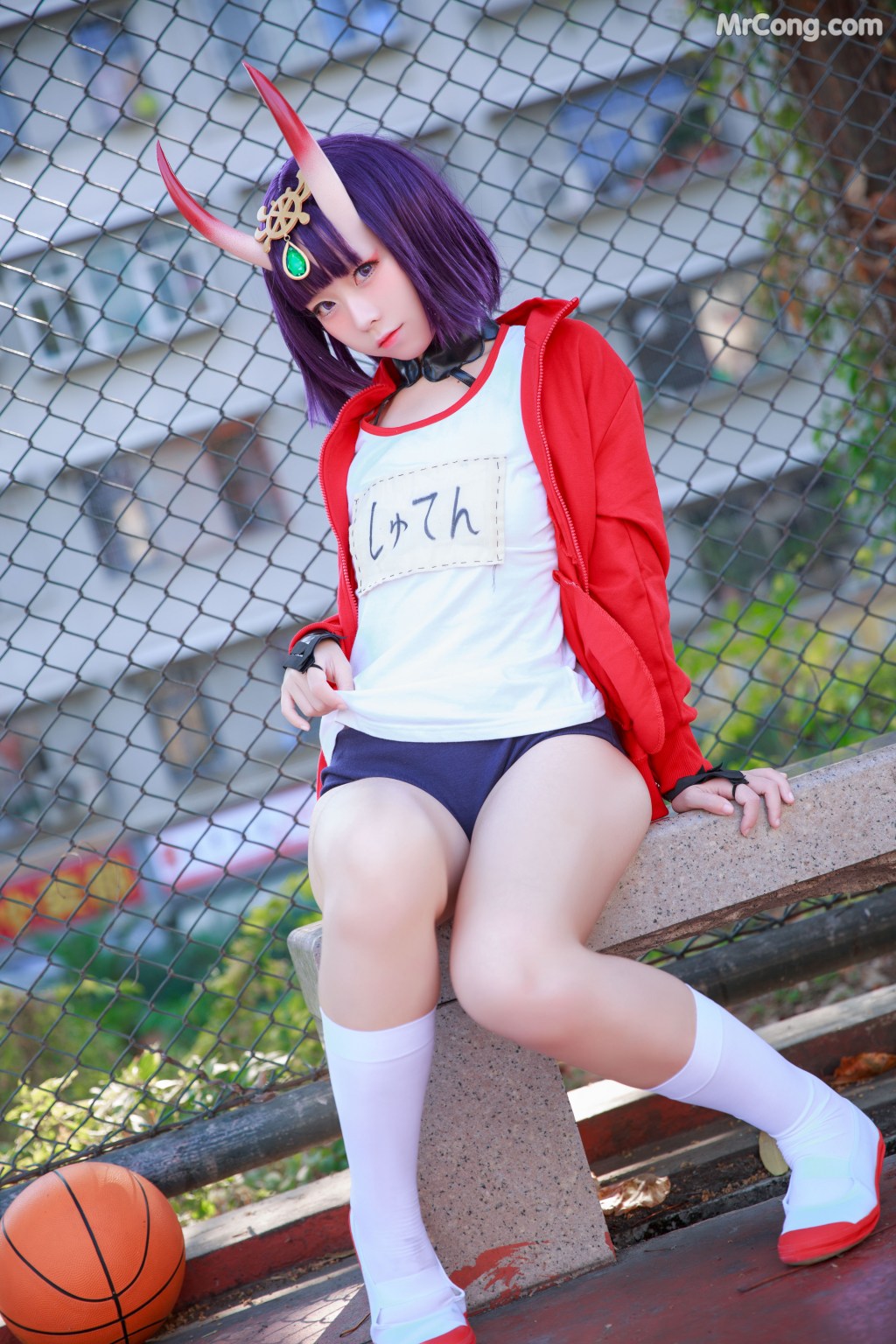 Coser@G44不会受伤 Vol.029: 酒吞体操服 (18 photos)