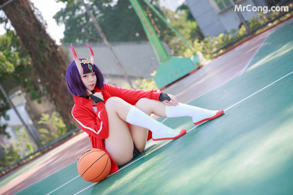 Coser@G44不会受伤 Vol.029: 酒吞体操服 (18 photos)