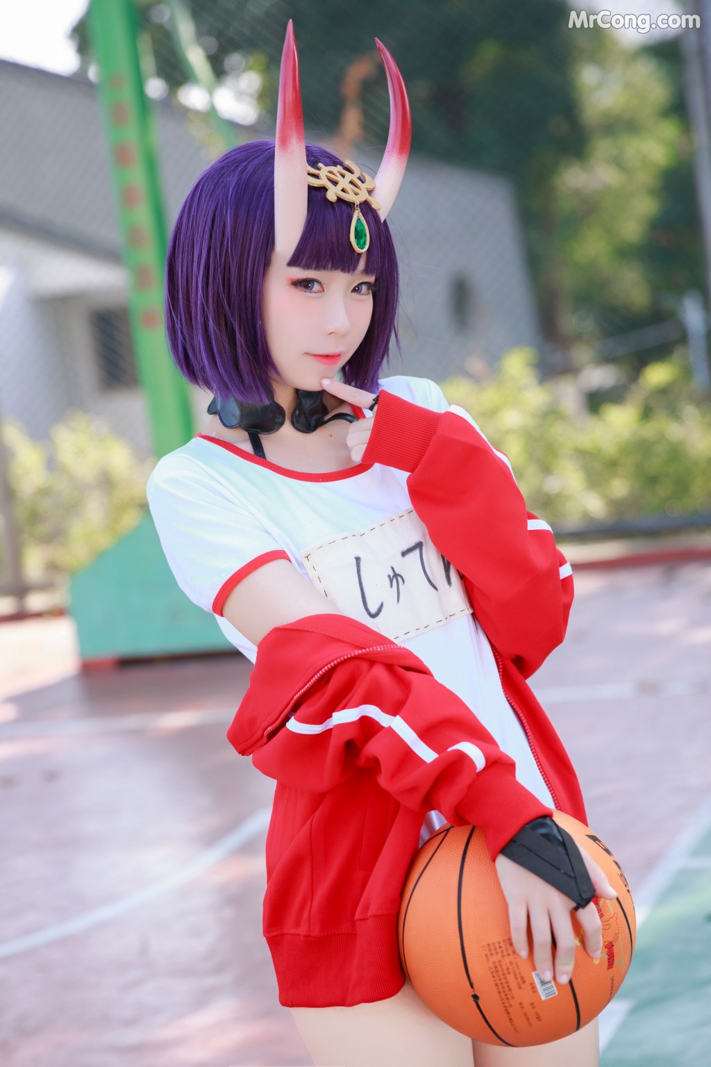 Coser@G44不会受伤 Vol.029: 酒吞体操服 (18 photos)
