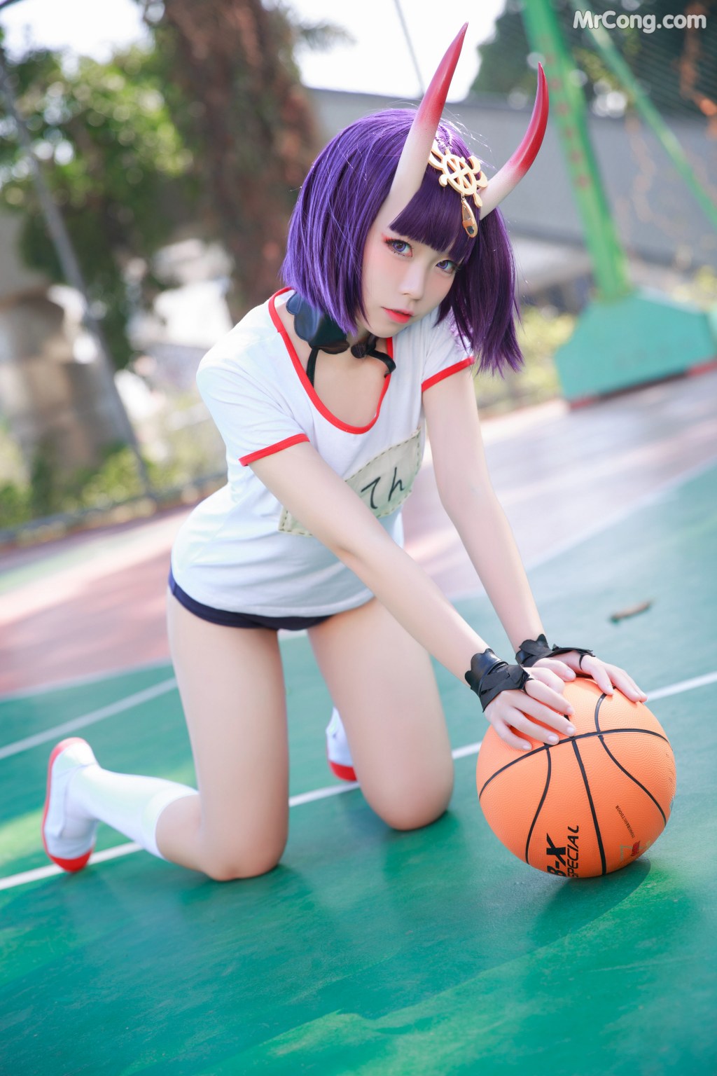 Coser@G44不会受伤 Vol.029: 酒吞体操服 (18 photos)