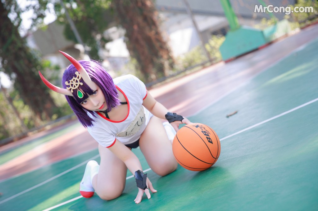Coser@G44不会受伤 Vol.029: 酒吞体操服 (18 photos)