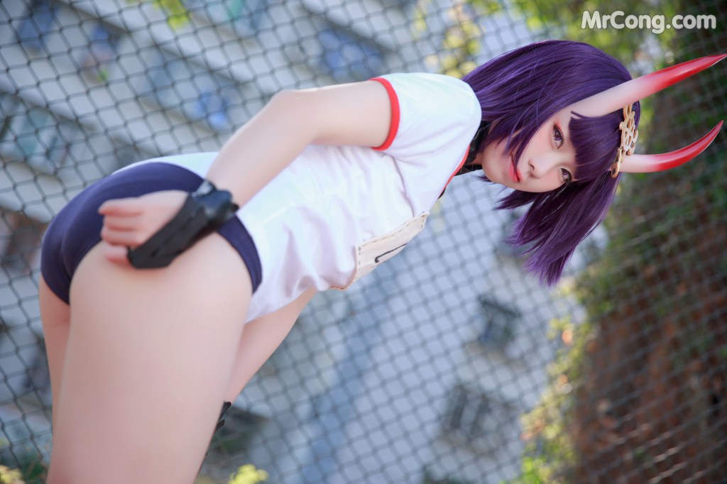 Coser@G44不会受伤 Vol.029: 酒吞体操服 (18 photos)
