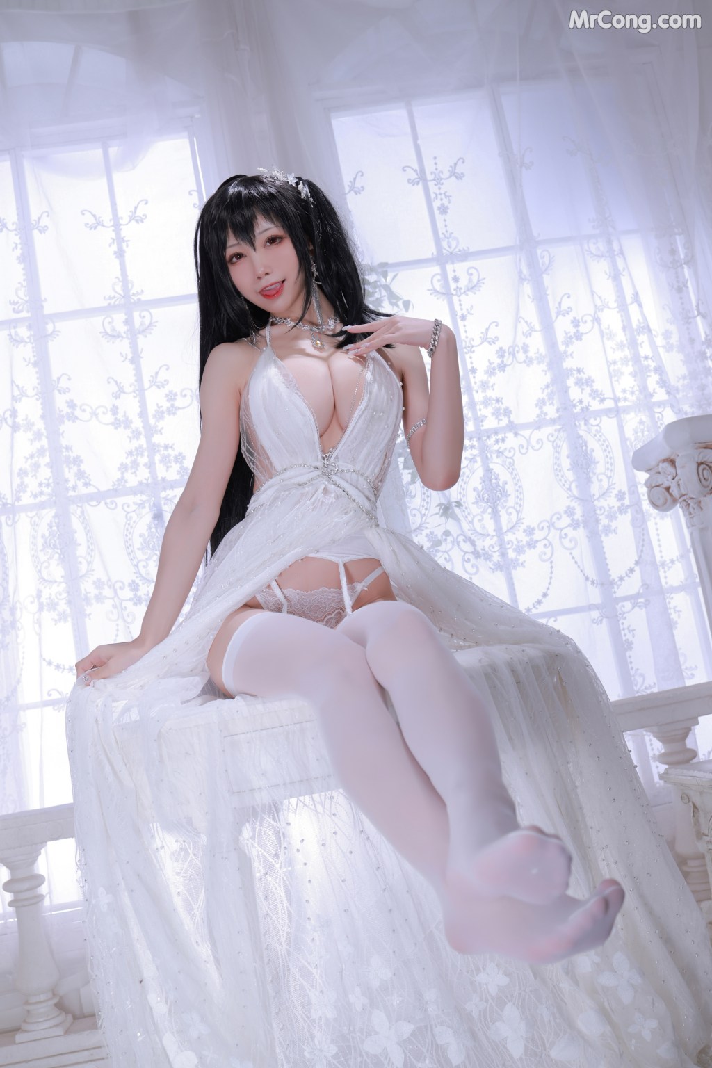 Coser@水淼aqua Vol.107: 大凤婚纱 (85 photos)