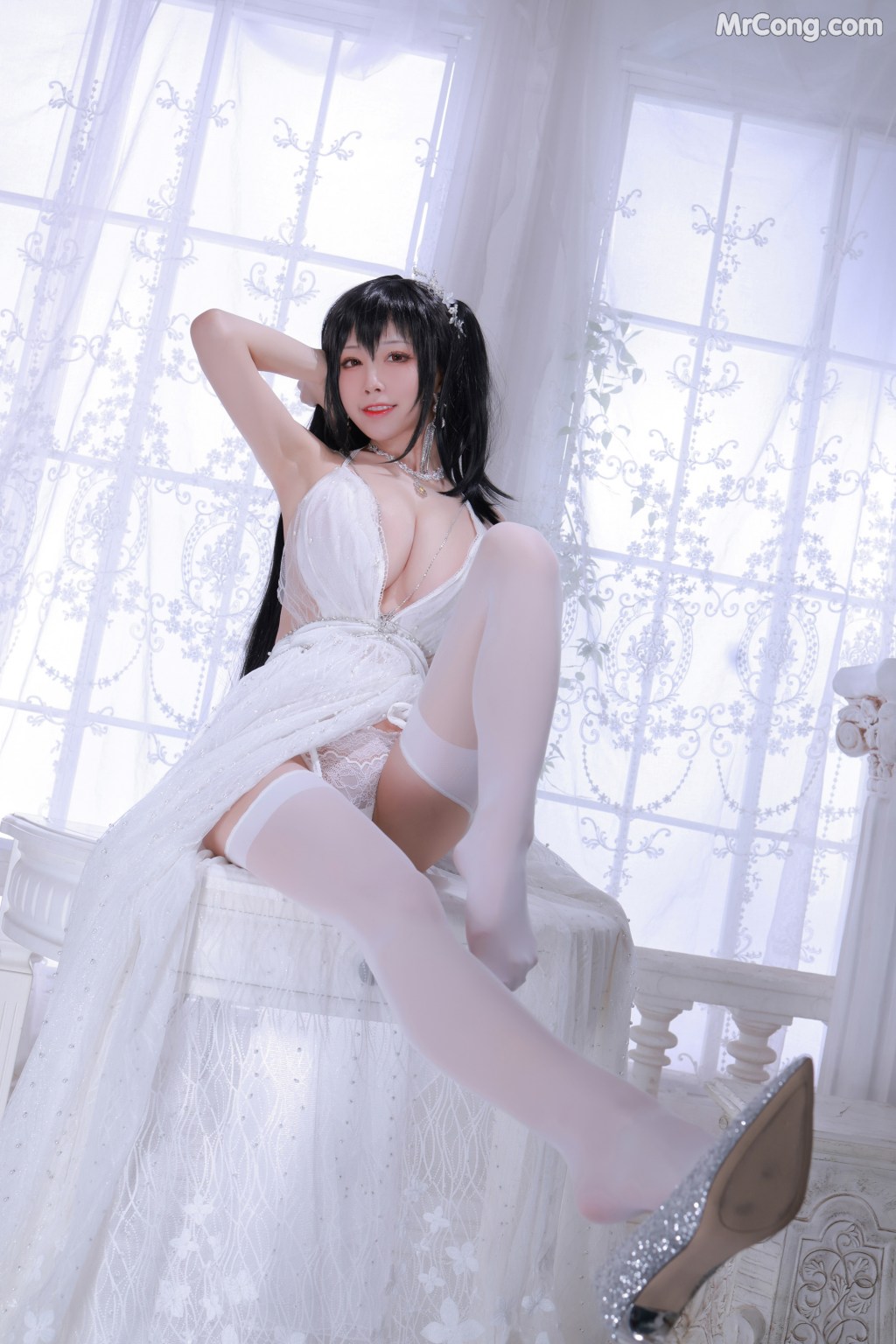 Coser@水淼aqua Vol.107: 大凤婚纱 (85 photos)