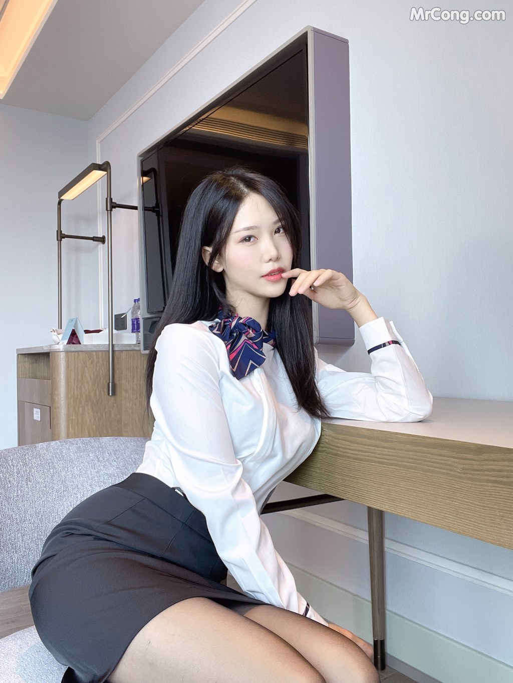 Coser@抖娘-利世 Vol.063: 绳缚空姐 (40 photos + 1 video) – Page 3