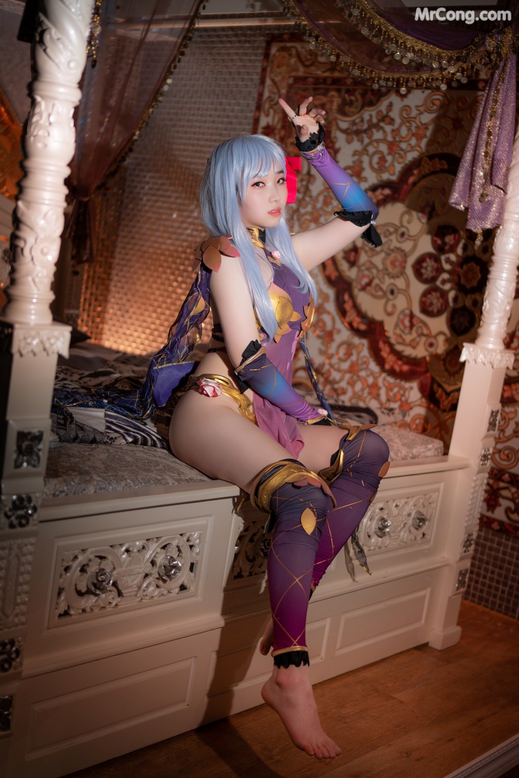 [CreamSoda] Bambi (밤비) – Cosplay Tamamo + Kama (FGO) (40 photos) – Page 3