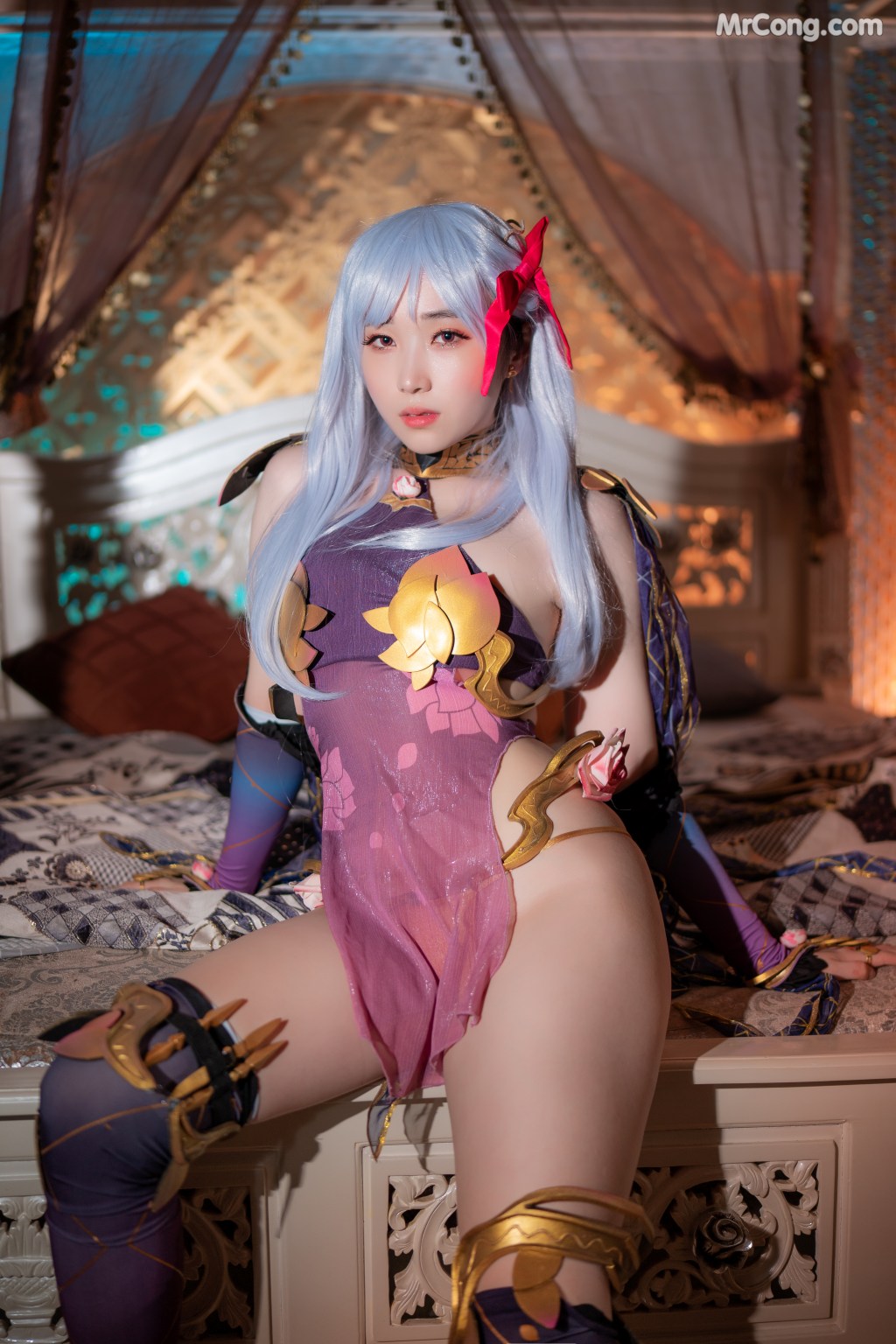 [CreamSoda] Bambi (밤비) – Cosplay Tamamo + Kama (FGO) (40 photos) – Page 4