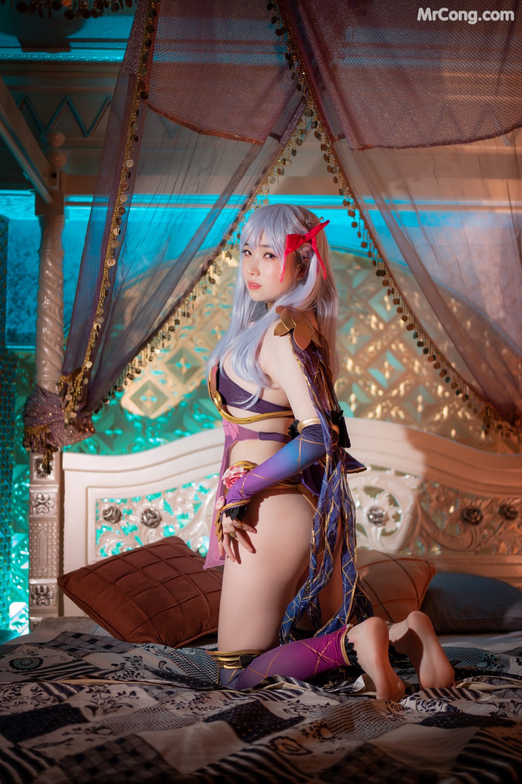 [CreamSoda] Bambi (밤비) – Cosplay Tamamo + Kama (FGO) (40 photos) – Page 4