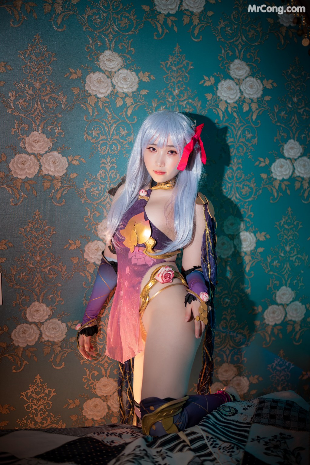[CreamSoda] Bambi (밤비) – Cosplay Tamamo + Kama (FGO) (40 photos) – Page 4