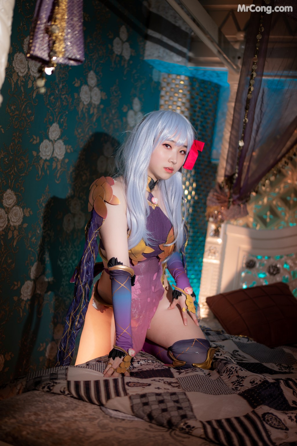 [CreamSoda] Bambi (밤비) – Cosplay Tamamo + Kama (FGO) (40 photos) – Page 4