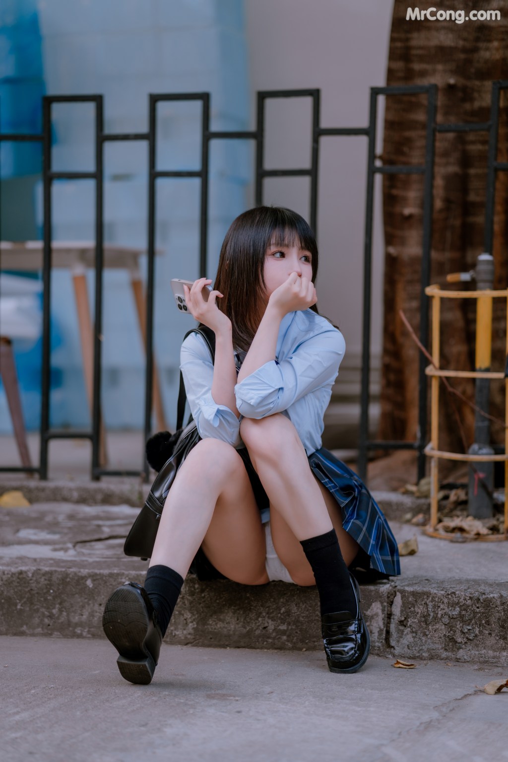 Coser@桜井宁宁 Vol.044: JK之居家 (66 photos) – Page 2