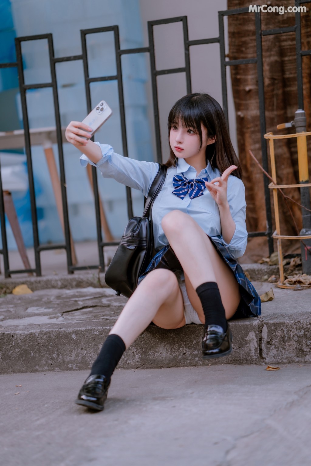 Coser@桜井宁宁 Vol.044: JK之居家 (66 photos) – Page 3