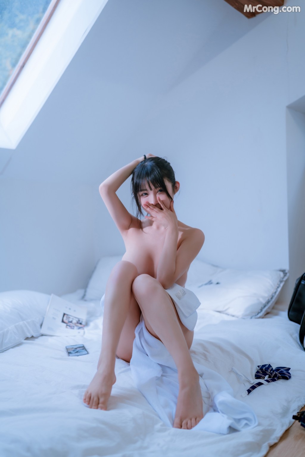 Coser@桜井宁宁 Vol.044: JK之居家 (66 photos) – Page 4