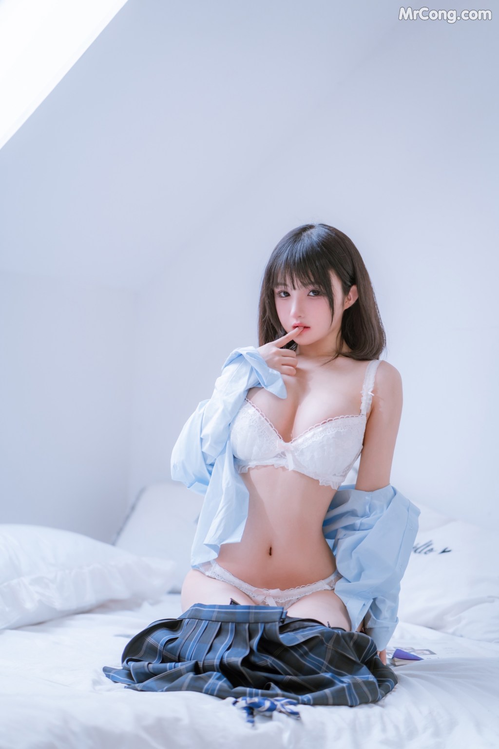 Coser@桜井宁宁 Vol.044: JK之居家 (66 photos) – Page 6