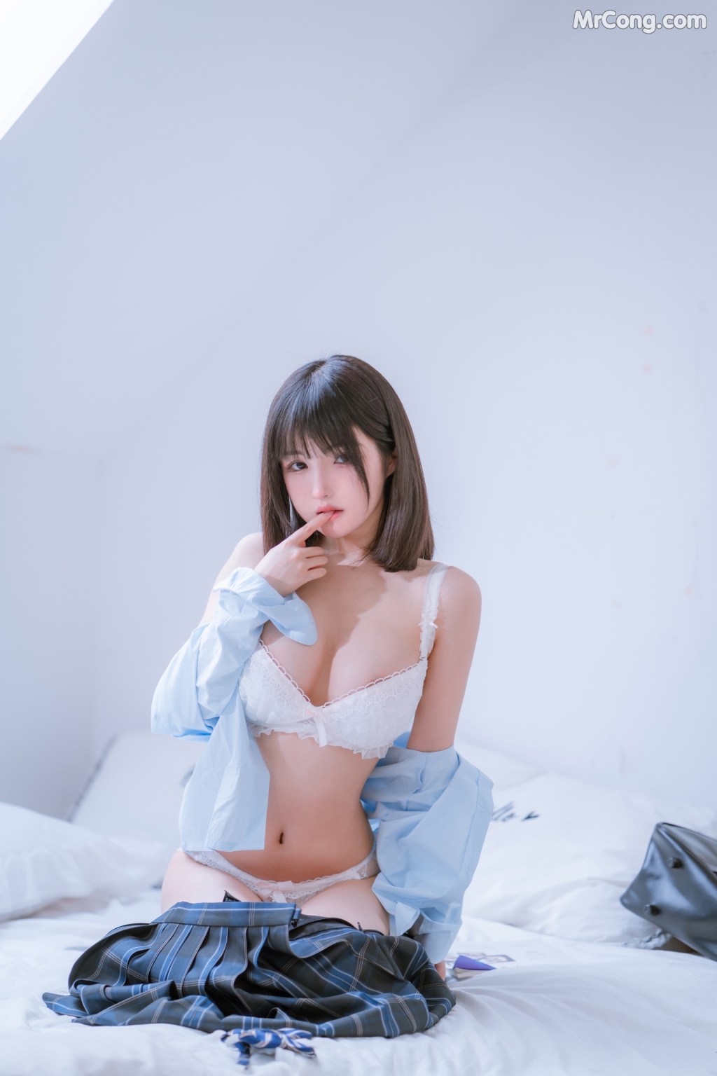 Coser@桜井宁宁 Vol.044: JK之居家 (66 photos) – Page 7