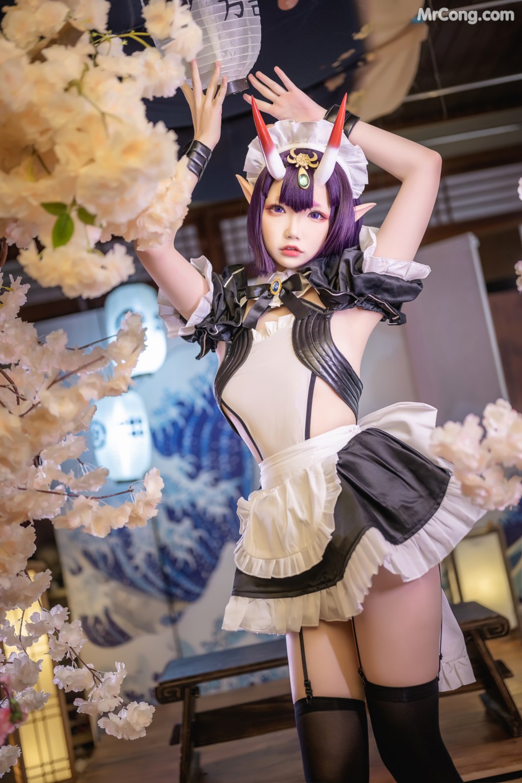 Coser@雪晴Astra (雪晴嘟嘟) Vol.034: 酒吞童子女仆 (62 photos + 13 videos)