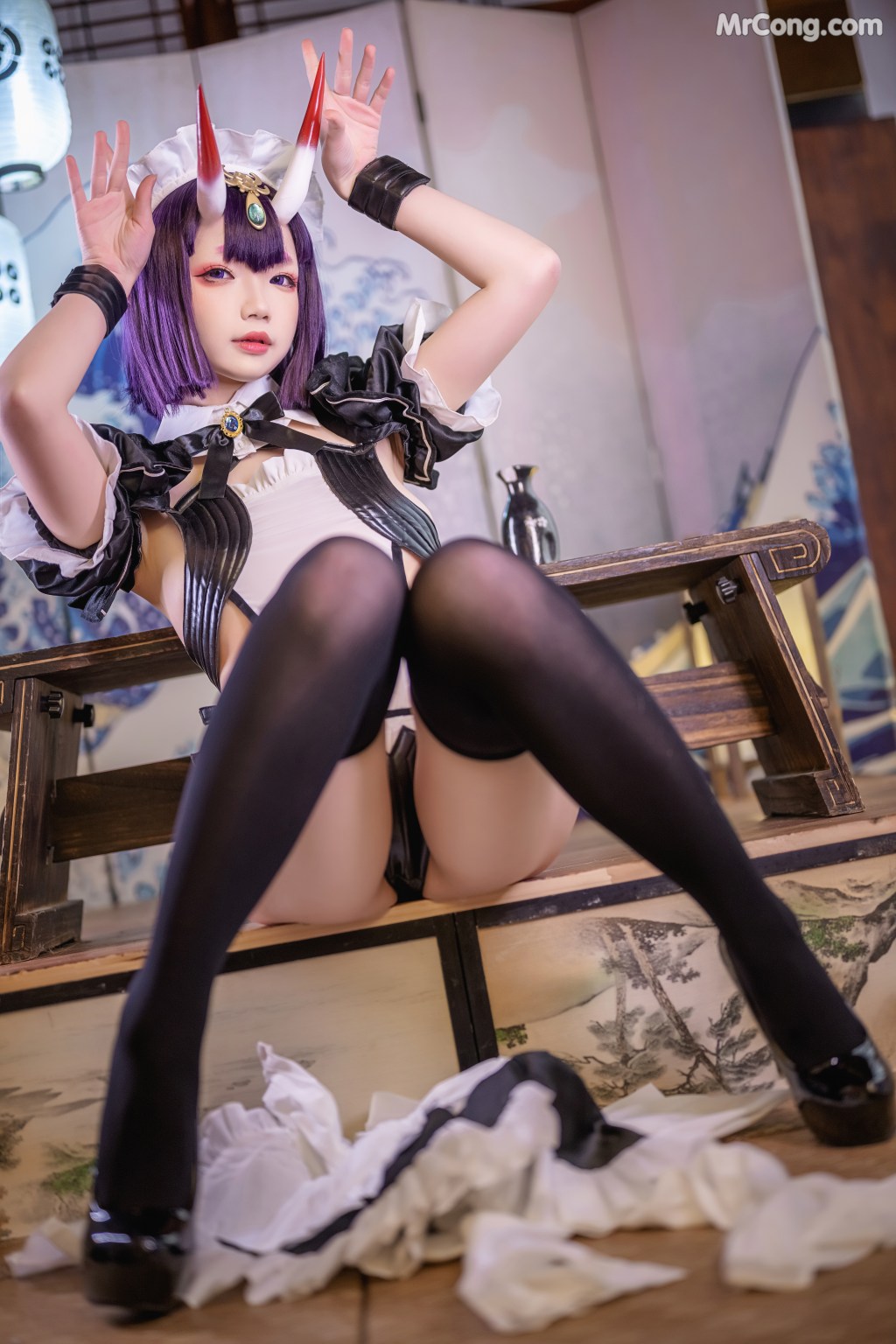 Coser@雪晴Astra (雪晴嘟嘟) Vol.034: 酒吞童子女仆 (62 photos + 13 videos) – Page 2