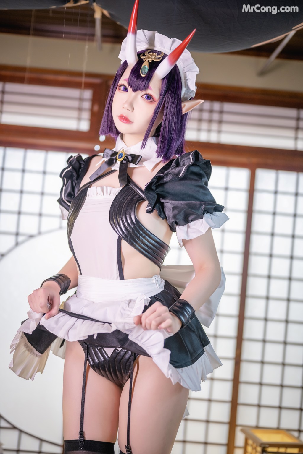 Coser@雪晴Astra (雪晴嘟嘟) Vol.034: 酒吞童子女仆 (62 photos + 13 videos) – Page 4