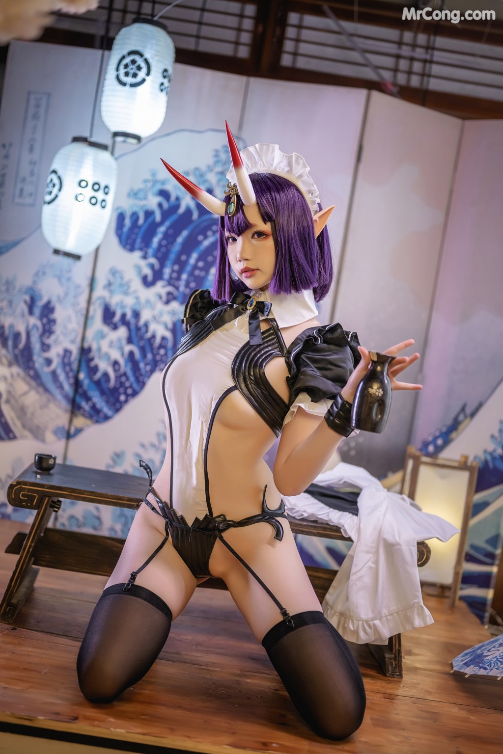 Coser@雪晴Astra (雪晴嘟嘟) Vol.034: 酒吞童子女仆 (62 photos + 13 videos) – Page 5