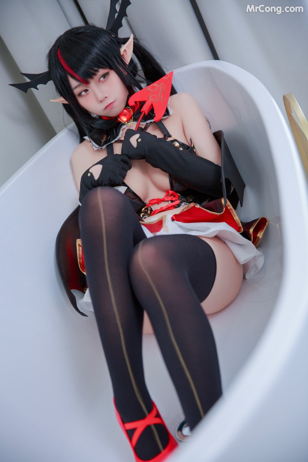 Coser@G44不会受伤 Vol.047: 萝蓓莉雅 魅魔 (10 photos)