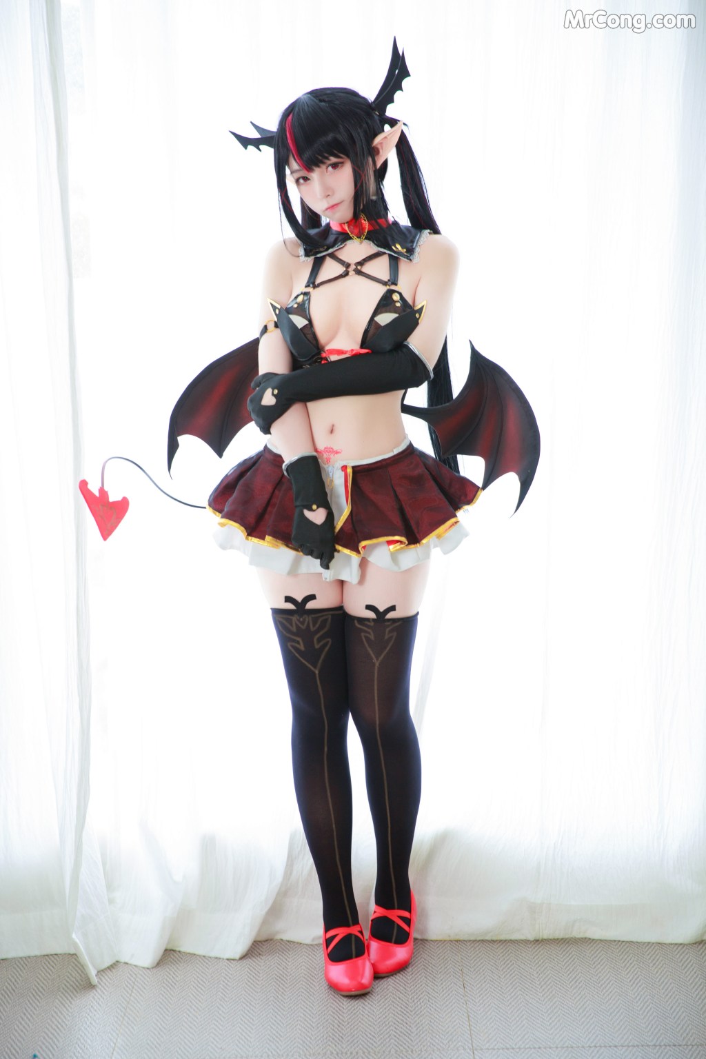 Coser@G44不会受伤 Vol.047: 萝蓓莉雅 魅魔 (10 photos)